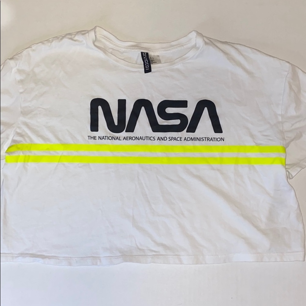H&M Cropped T-shirt NASA